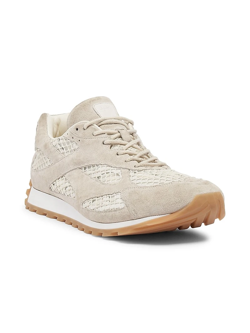 Men's Orbit Suede & Mesh Low-Top Sneakers