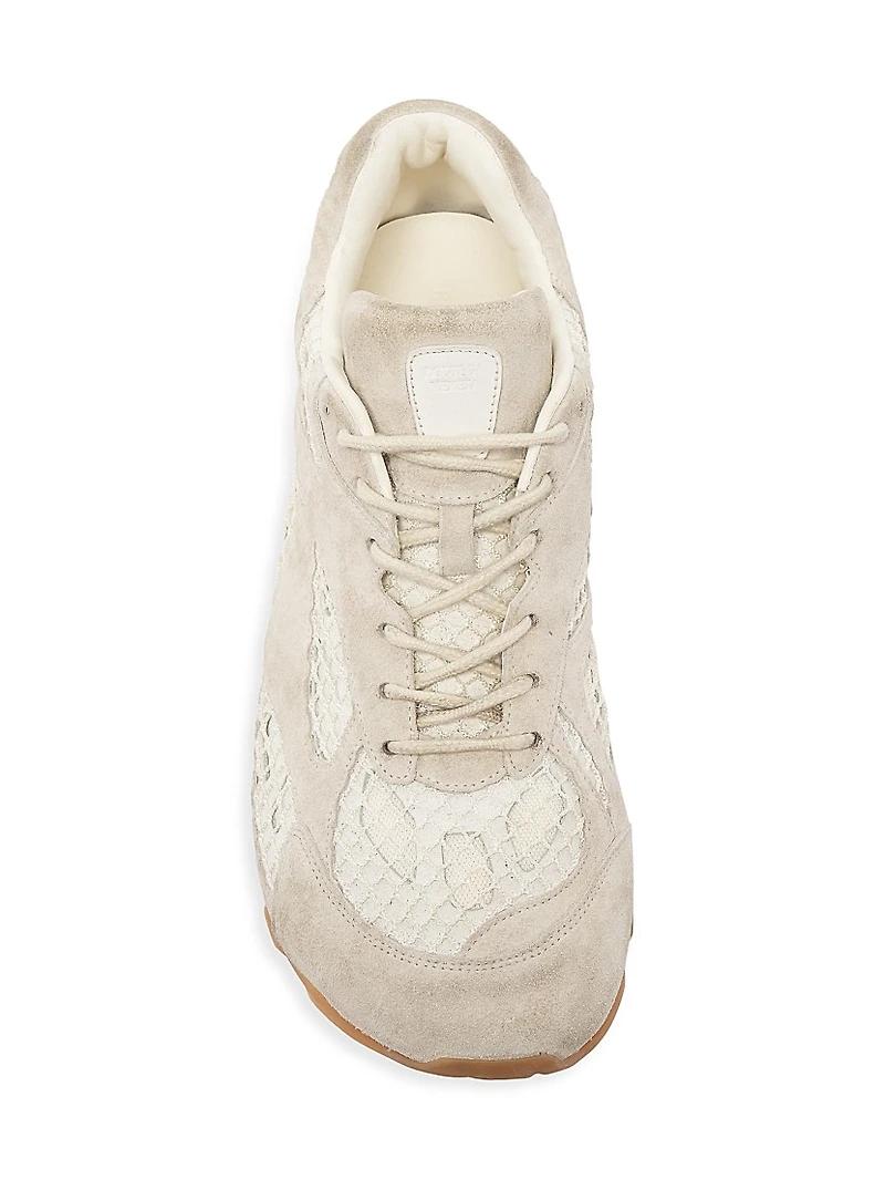 Men's Orbit Suede & Mesh Low-Top Sneakers