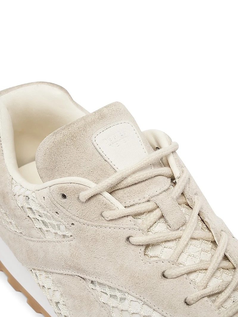 Men's Orbit Suede & Mesh Low-Top Sneakers