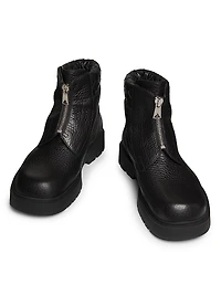 Haddock Intrecciato Ankle Boots