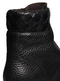 Haddock Intrecciato Ankle Boots