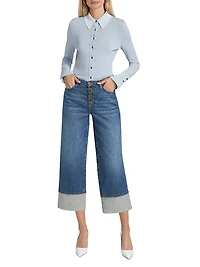 Ulla Buttoned Knit Top