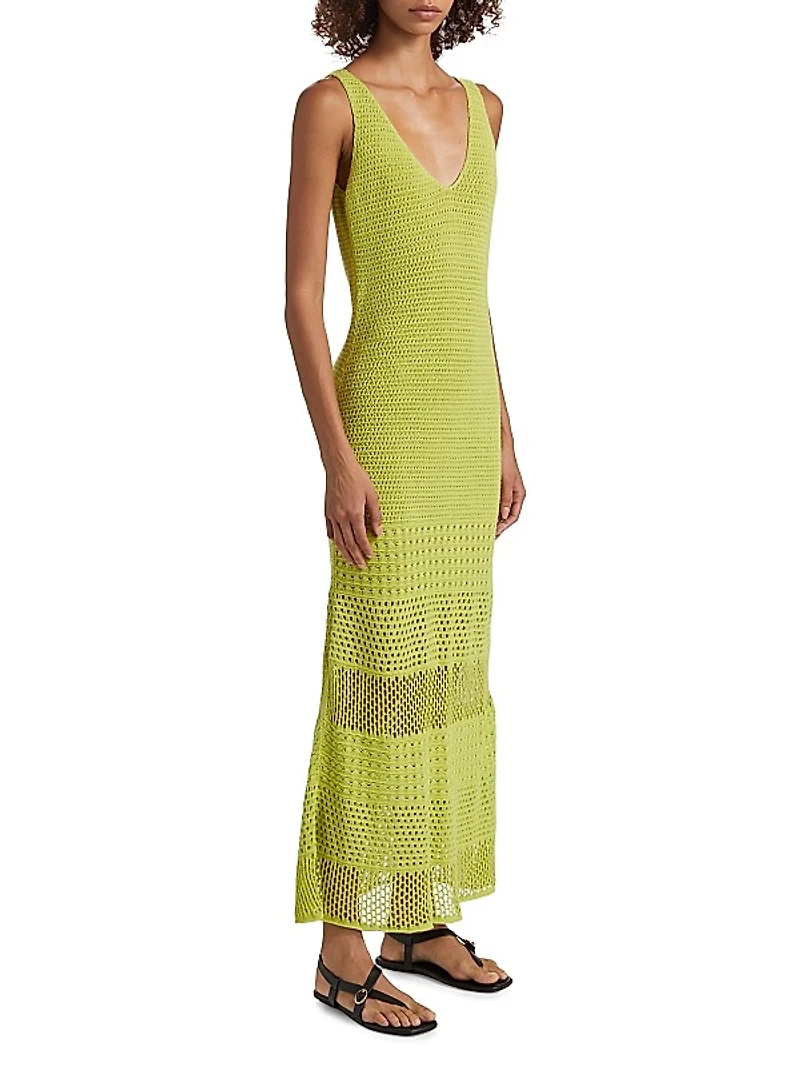 Ensenada Crocheted Cotton Maxi Dress