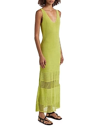 Ensenada Crocheted Cotton Maxi Dress