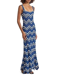Marea Crocheted Cotton Maxi Dress