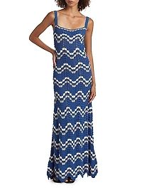 Marea Crocheted Cotton Maxi Dress