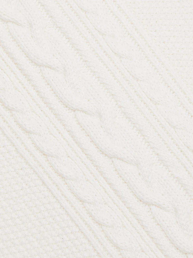 Valentin Wool Cable-Knit Maxi Skirt