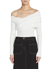 Twist Rib-Knit Sweater