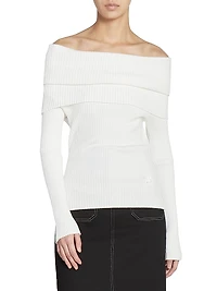 Twist Rib-Knit Sweater