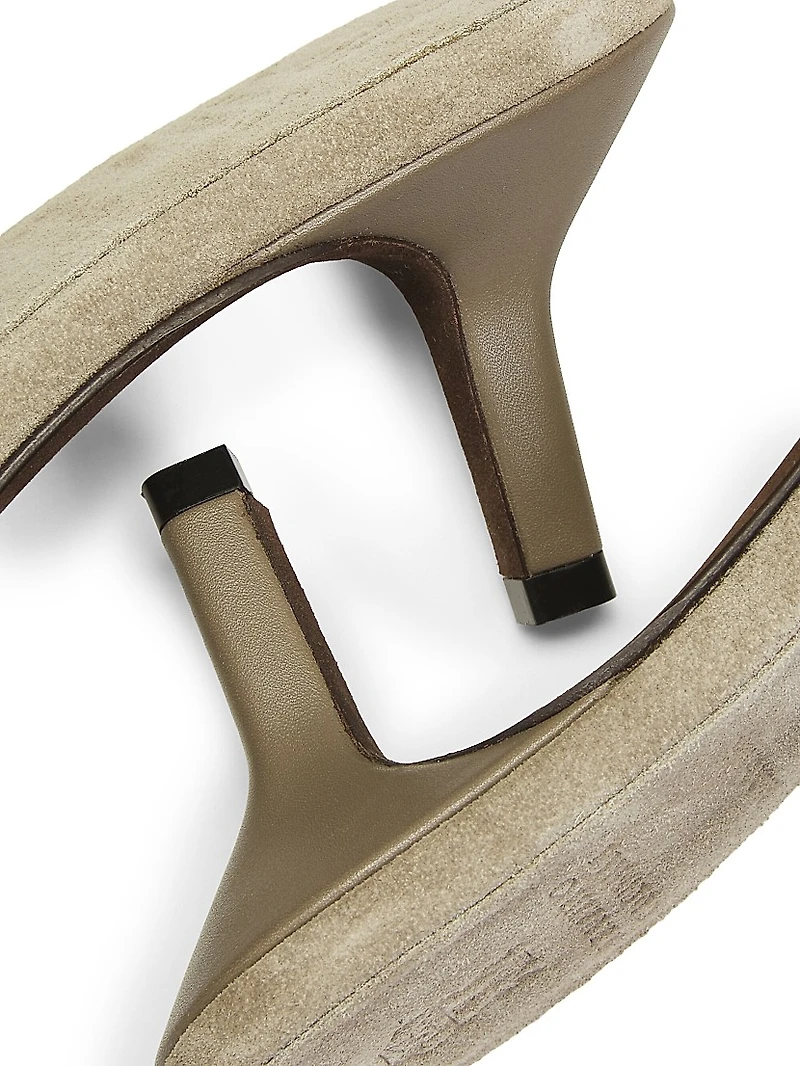 55MM Leather Slingbacks