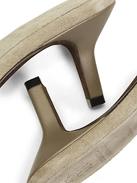 55MM Leather Slingbacks