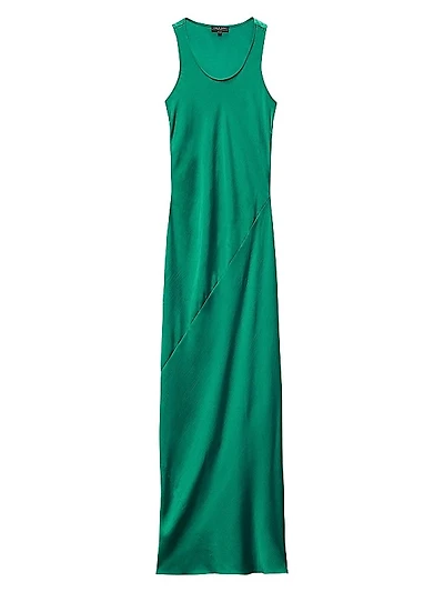 Daisy Satin Sleeveless Maxi Dress