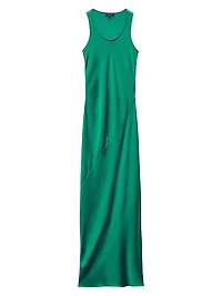 Daisy Satin Sleeveless Maxi Dress