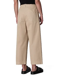 Banks Cotton Wide-Leg Pants