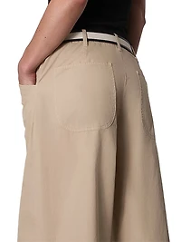 Banks Cotton Wide-Leg Pants