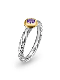 Petite Cable Ring Sterling Silver