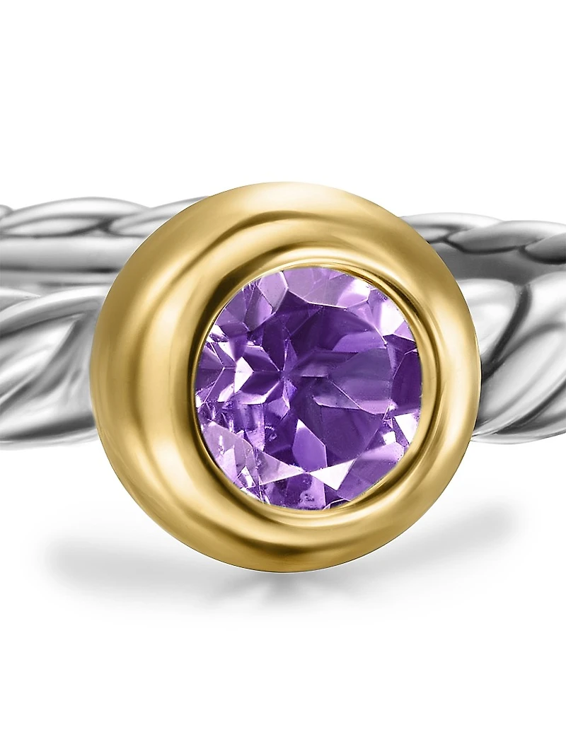 Petite Cable Ring Sterling Silver