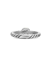 Petite Cable Ring Sterling Silver
