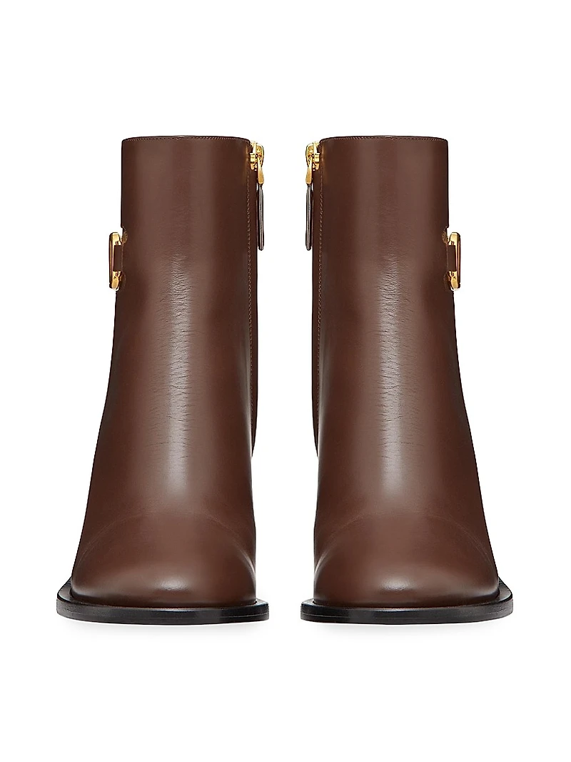 VLogo Signature Calfskin Ankle Boots 75MM