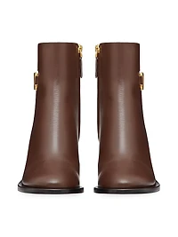 VLogo Signature Calfskin Ankle Boots 75MM
