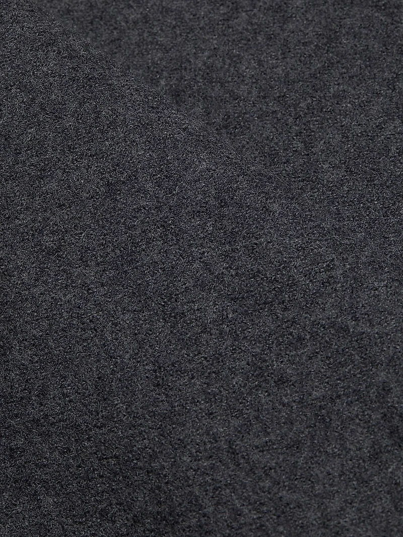 Wool Knit Midi-Skirt