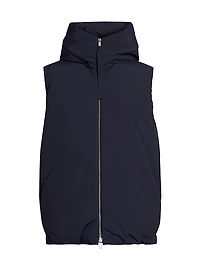 Hooded Zip-Up Vest