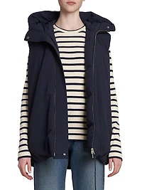 Hooded Zip-Up Vest