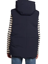 Hooded Zip-Up Vest
