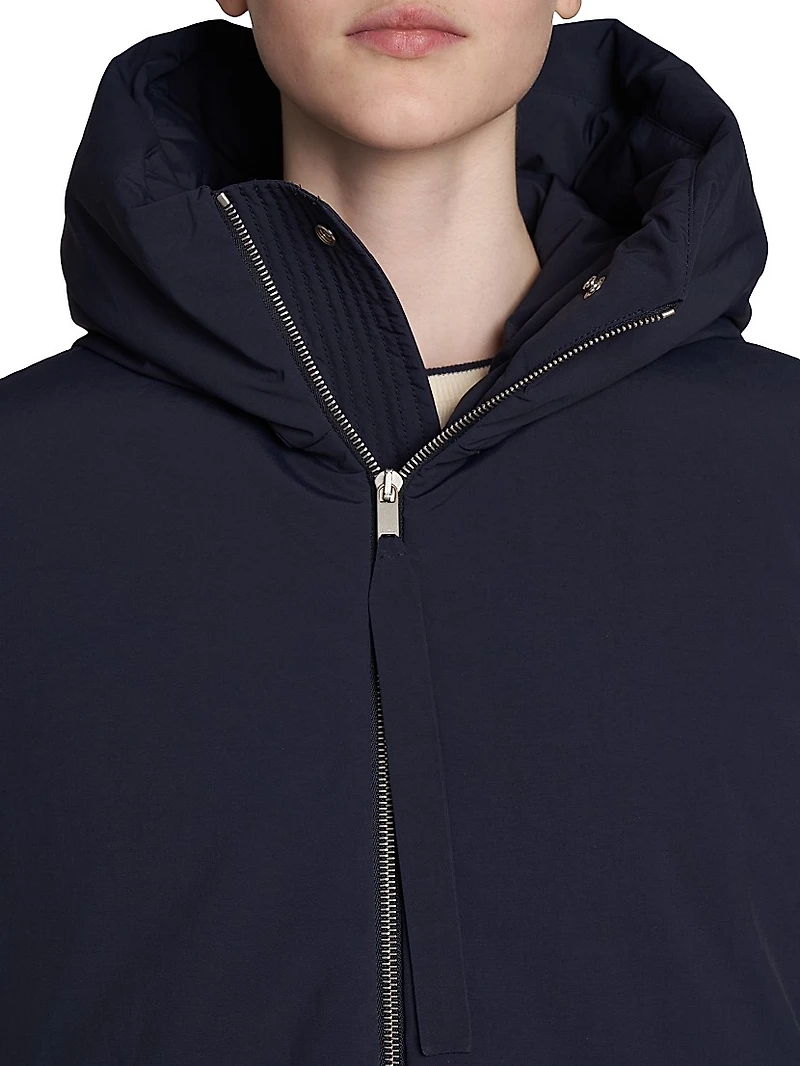 Hooded Zip-Up Vest