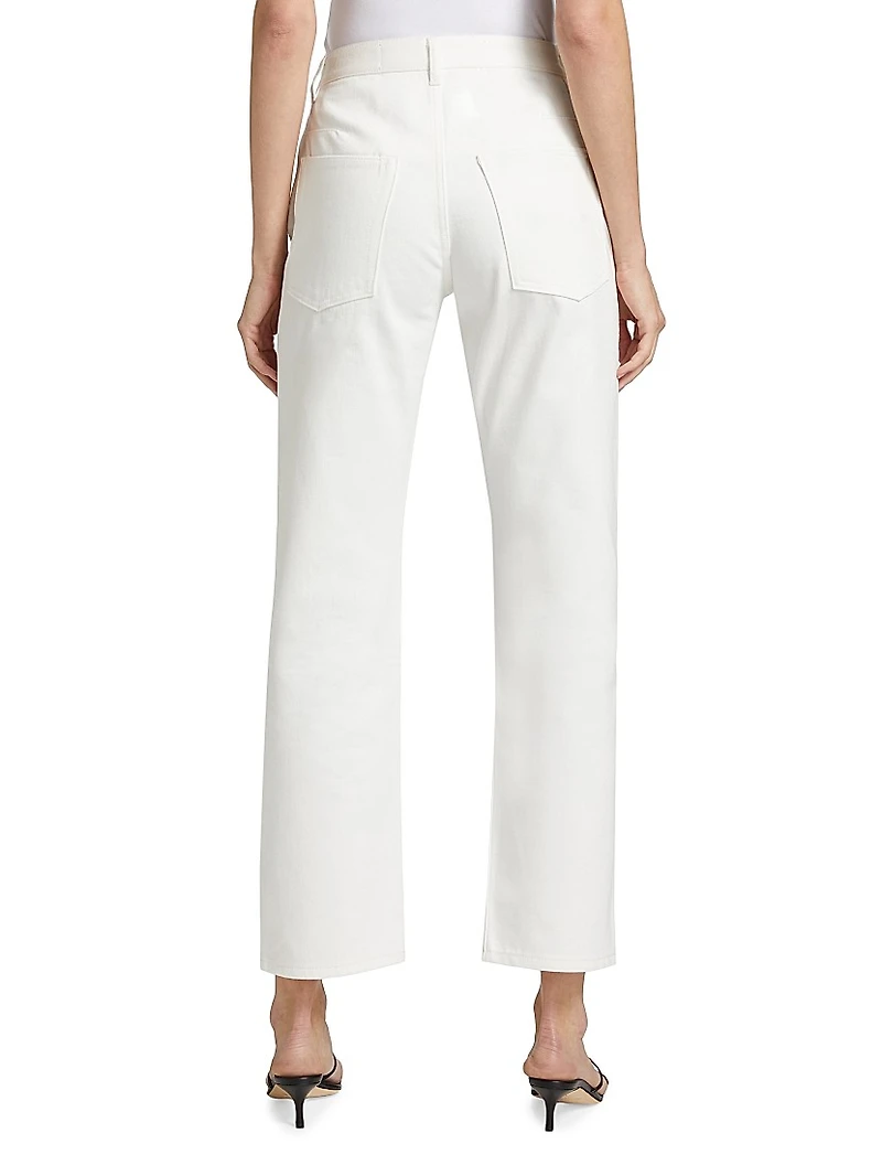 Slim-Fit Mid-Rise Jeans