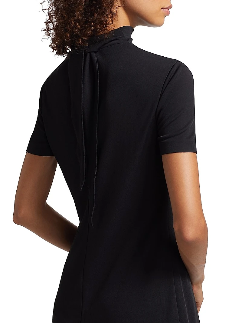 Layered Tie-Back Maxi Dress