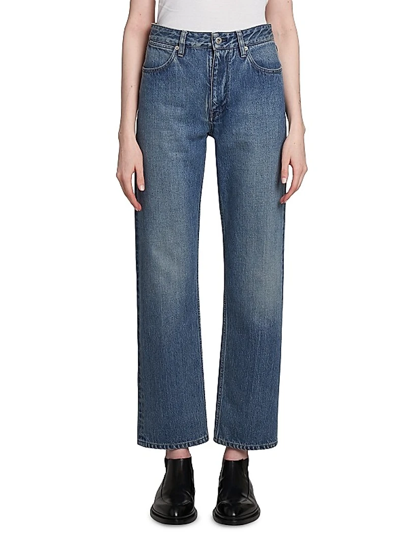 Slim-Fit Crop Jeans