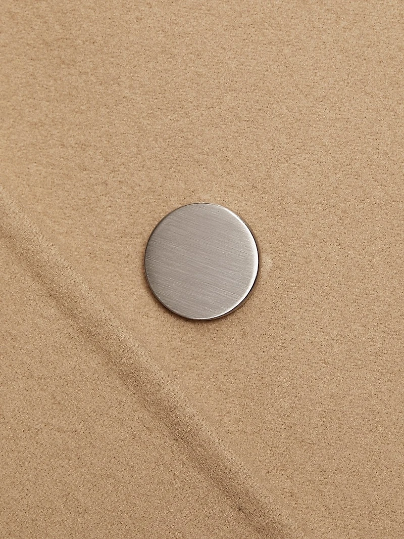 Sleeveless Wool Trench Coat