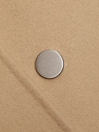 Sleeveless Wool Trench Coat