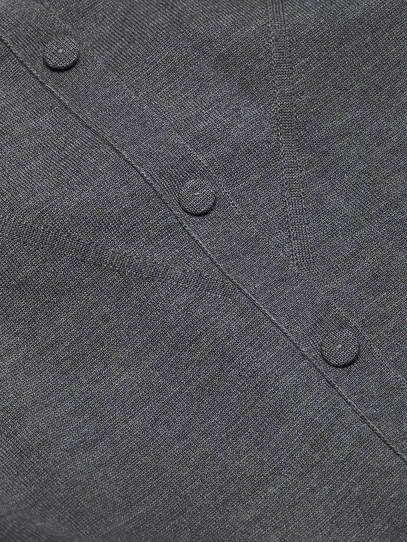 Wool Tie-Waist Maxi Dress