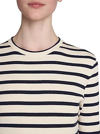 Striped Cotton Long-Sleeve T-Shirt