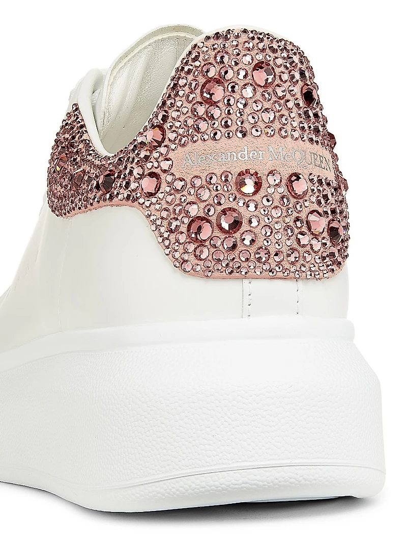 Oversized Leather Low-Top Sneakers