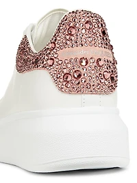 Oversized Leather Low-Top Sneakers