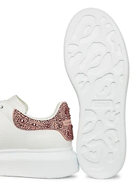 Oversized Leather Low-Top Sneakers