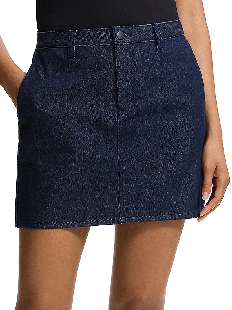 Trouser Denim Miniskirt