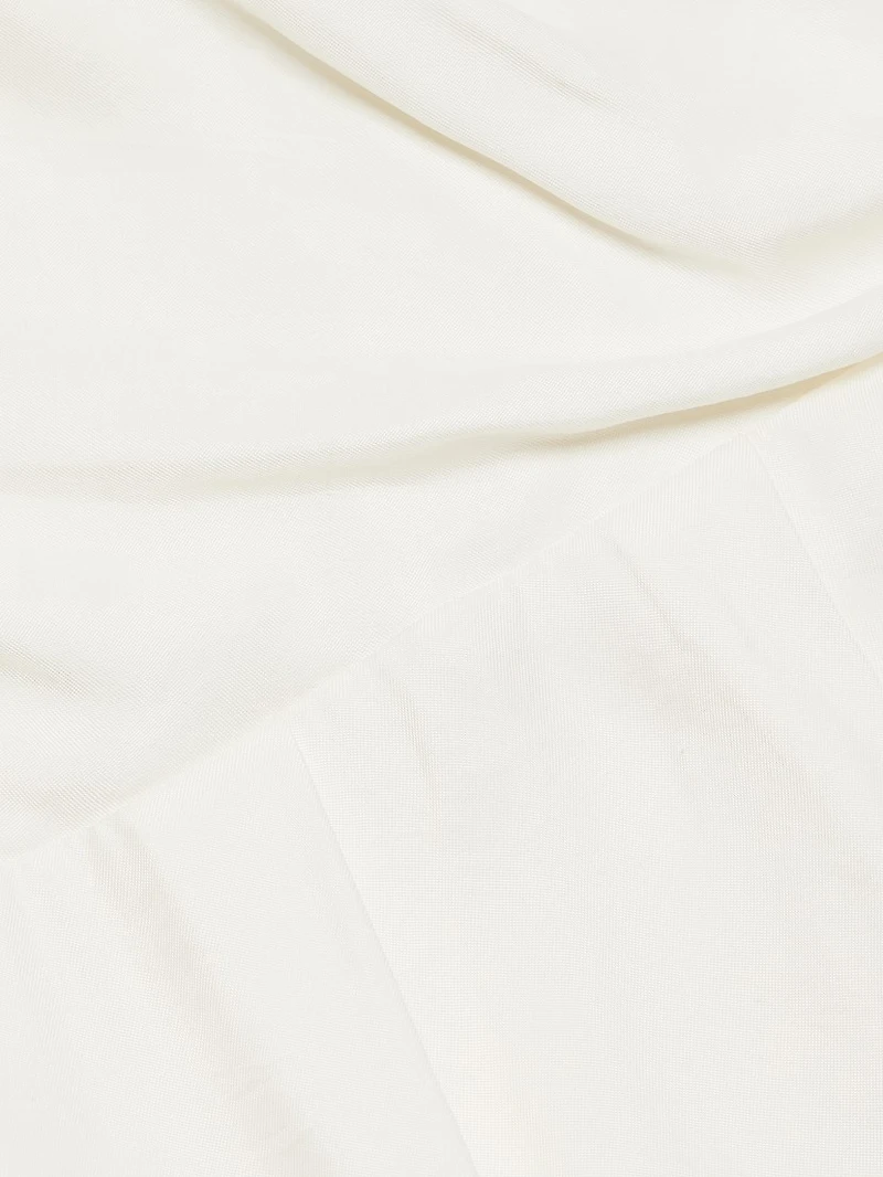 Surplice Long-Sleeve Shirtdress