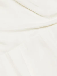 Surplice Long-Sleeve Shirtdress