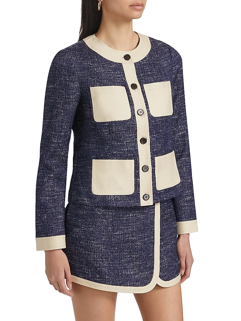 Slub Boulcé Patch Jacket