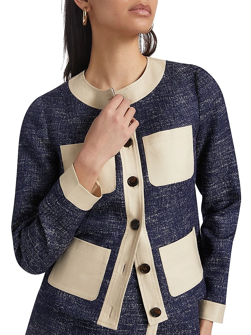 Slub Boulcé Patch Jacket