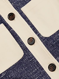 Slub Boulcé Patch Jacket