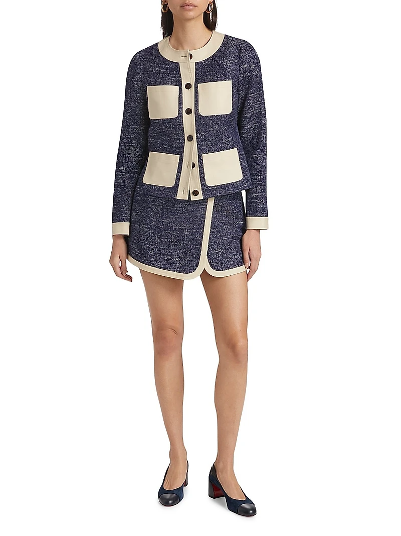 Slub Boulcé Patch Jacket