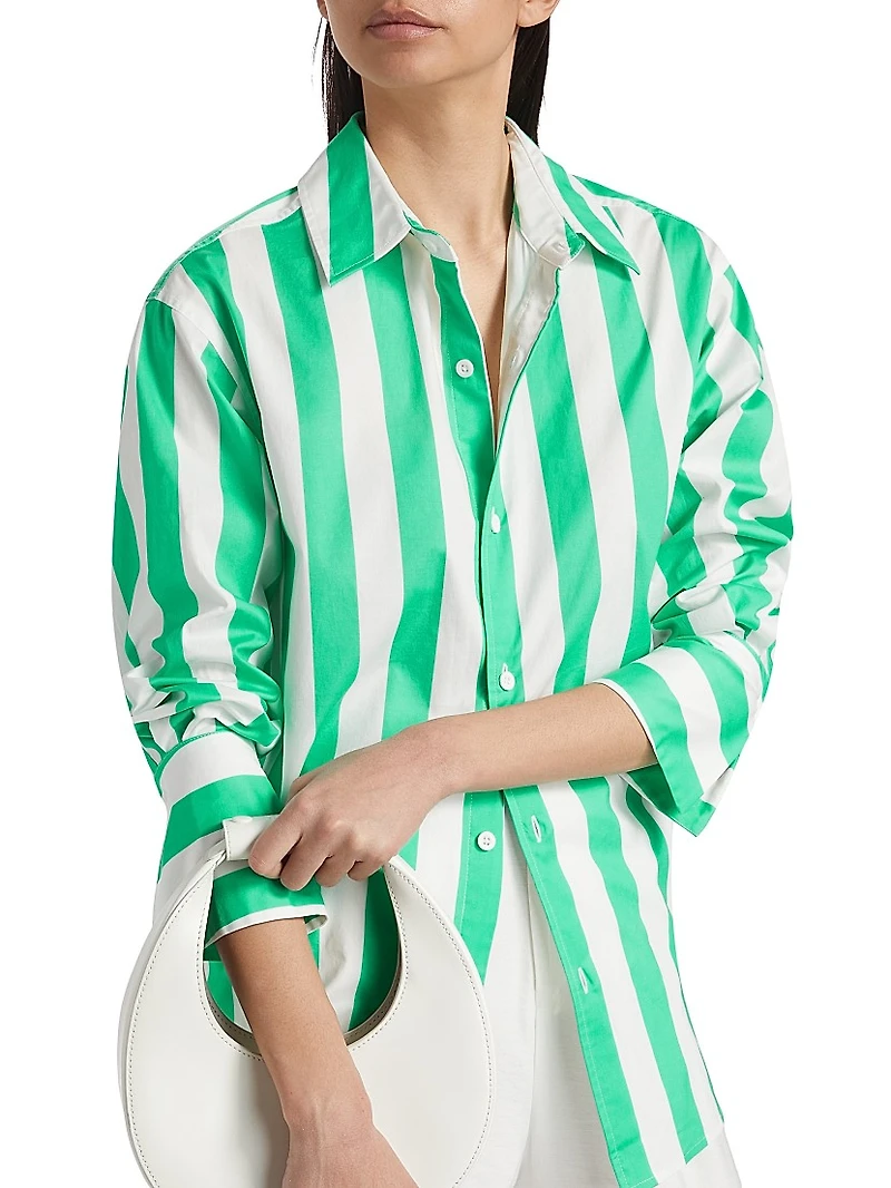 Cabana Stripe Cotton Shirt