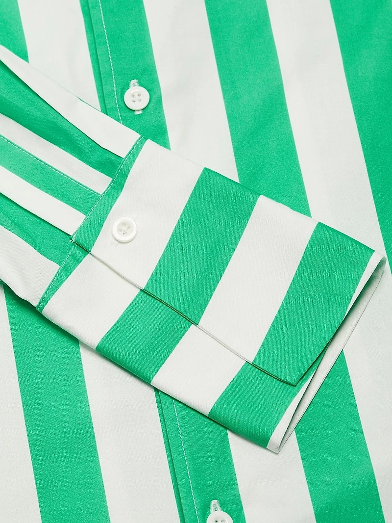 Cabana Stripe Cotton Shirt