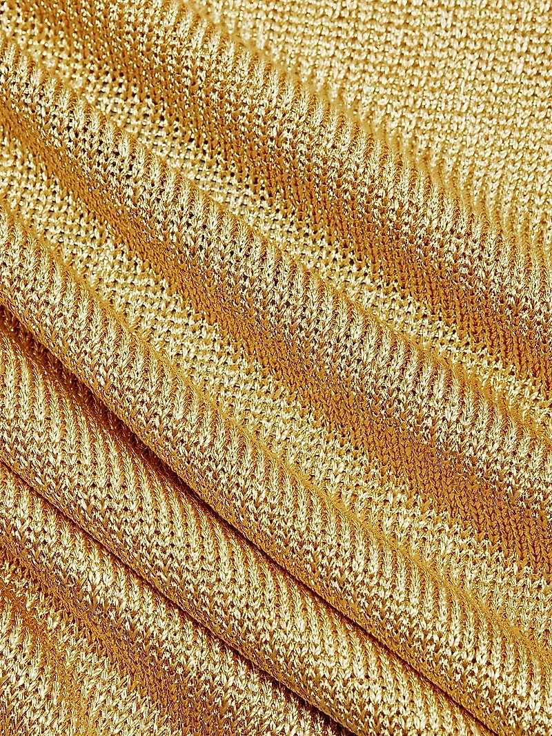 Metallic Crewneck Sweater