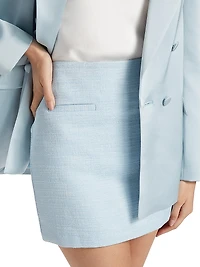 Tweed Miniskirt